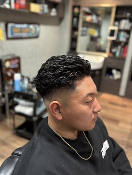 グロウヘアワークス(grow hair works) オールバックパーマ！