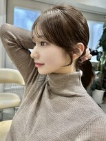 ロンドネートゥル 新潟(Lond naitre)&nbsp;ダークアッシュ/似合わせカット/レイヤーカット(新潟/万代）