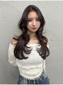 松尾菫菜/レイヤーカット/ハッシュカット/韓国ヘア
