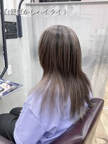 キセイ イオンモール新利府北館店(KISEI)&nbsp;【白髪ぼかしハイライト】ロングウルフ×ベージュ30代40代50代