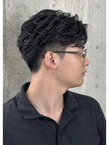 ドアベルメンズ(Door Bell Men’s) ビジネスマン大人毛流れパーマ