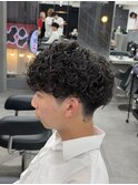 波巻きパーマプードルパーマメンズパーマシャドウパーマ