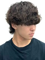 セプト 博多(SEPT.)&nbsp;マッシュウルフシャドウパーマ メンズパーマ 無造作　20代30代