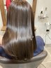 【人気No.２◎】カット+髪質改善ストレート+メテオTRカラー ￥33000～