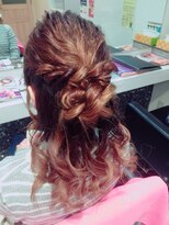 ヘアーサロン ジュエル(Hair Salon JEWEL)&nbsp;ゆるふあツイストハーフアップ