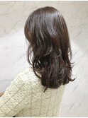 デジタルパーマ×ふんわり柔らかセミロング【表参道青山原宿】