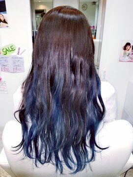 メルマードバーベル(Mermard Bavel) インナーカラー/ブルー