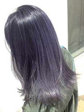 ヘアーメイク トレコローリ(hair make trecolori) 【trecolori 津田沼】ネイビーアッシュ
