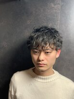 ツーブロック×スパイラルパーマ