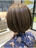 【casita flor】アッシュベージュグラデーションボブ
