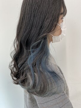 アライブ キチジョウジ(ALIVE Kichijoji) イヤリングカラー×スカイブルー/インナーカラー