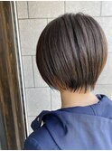 ナチュラル派向けのショートボブスタイル