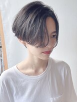 モリオフロムロンドン 原宿本店(morio from London) 【morio 原宿】大人グレージュ ハンサムショート 前髪なし