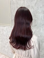 デミヘアー(Demi hair)&nbsp;成人式ヘア×モーブピンクカラー