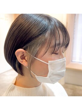 スロウヘアシェア(slow hair×share) ミニボブ・インナーベージュ