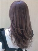 ロングヘアカットイベントにも＊韓国風透明感アッシュグレージュ
