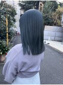 ブリーチなしで作る 青髪 ブルーカラー