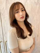 ルームバイシー 新宿(Loom. by Sea)&nbsp;【Loom.林】大人可愛いくびれヘア/ペールベージュ/韓国ヘア