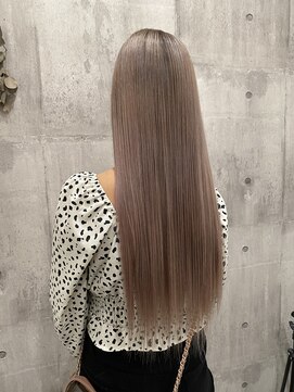 ビスポーク(BESPOKE) ダブルカラーブリーチ☆ハイトーンミルクティーベージュ