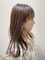 大人かわいいロングヘアー