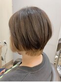 ショートボブ/インナーカラーベージュ/福原遼華