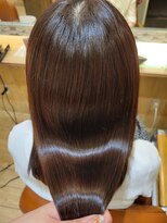 オリーブスバイネオリーブ(Olive's by neolive)&nbsp;斜めバング/グレージュカラー/デザインカラー/髪質改善/新宿