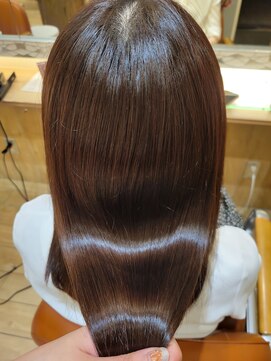 オリーブスバイネオリーブ(Olive's by neolive) 斜めバング/グレージュカラー/デザインカラー/髪質改善/新宿