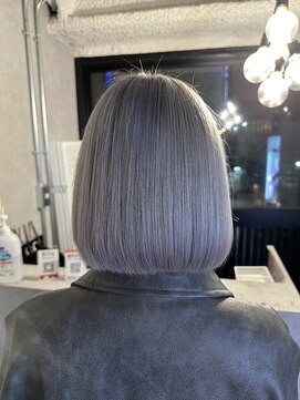 シアン(CYAN) #ブリーチカラー#ハイトーン#ホワイトカラー#髪質改善