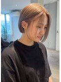 ミニボブ / ハイトーンボブ / ブロンドヘア