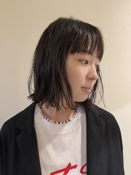 カンナ オーガニック ヘアデザイン(CANNA ORGANIC & HAIR DESIGN) パーマの残りボブ
