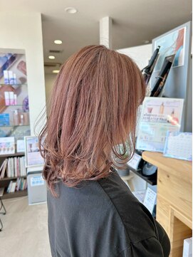 キュウヘアー(KYUU HAIR) 明るめグレイカラー×ワンカールレイヤー