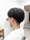 【メンズ★大名】センターパート×刈り上げ×ツーブロック×眉毛