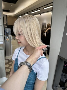 ジルバイジゼル(JILL by GiseL) K_ミルクティーベージュダブルカラーインナーカラーケアブリーチ