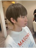 ベリーショート×アッシュベージュ