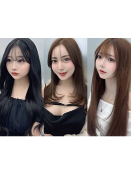 《髪質改善で艶髪・美髪に☆》ロングヘアも、前髪・顔周りの動きで印象CHANGE♪魅力を引き出す高い技術が◎