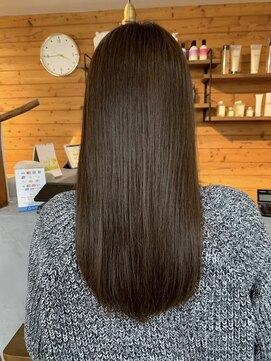 ビスクヘアデザイン(bisq hair design) 髪質改善カラー　艶カラー　ブラウンカラー　ミディアム