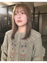 グランヘアー 豊岡店(GRAN HAIR) ワンブリーチでつくるベージュ