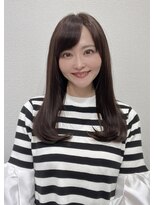 アイビー(ivy) ナチュラルクリアセミディワンカール前髪あり20代30代40代