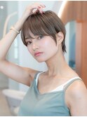 20代30代大人可愛いショートボブ/大人美人ショートヘア/前髪