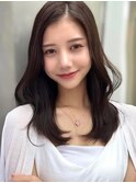 【F】ニュアンス大人ヘア赤味消し透明感カラー