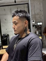 メッツ 原宿(METS)&nbsp;MEN'S/黒髪ベリーショート×フェード/爽やかすっきりショート