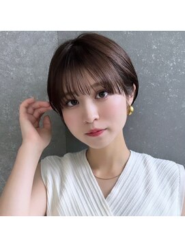 ロンドブルーム 天神大名店(Lond Bloom) イメチェンショート外ハネボブ美髪ブルーブラックワイドバング