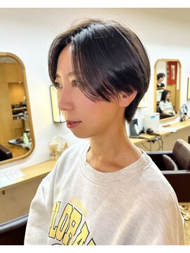 ロジエ(ROSIER) 大人柔らかベージュハンサムショート丸みショート