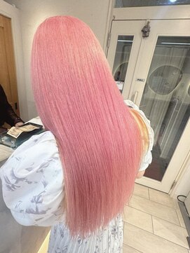 テトラ バイ ネオリーブ 横浜西口店(tetra by neolive) 艶感ペールピンクカラー＊*【横浜/横浜駅】