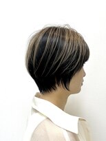 テルミークリニカルデザイン 北千里 38歳丸みショートアンブレラカラー白髪ぼかし