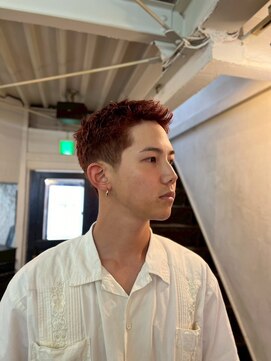 ビーバイエイトジェンツ(Bee by EIGHT GENTS) サーフカール/スパイキーショート/ブルーブラック/心斎橋