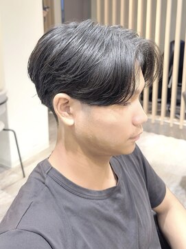 ハレ ヘアサロン(Hale hair salon) Haleブルーブラックフェザーパーマサーフカールニュアンスパーマ