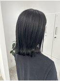 外はねボブ×ダークトーンカラー