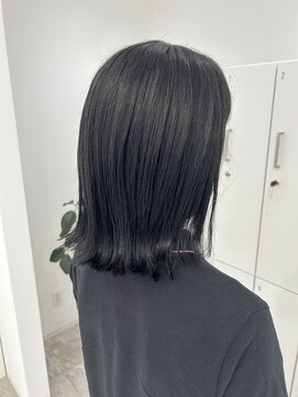 グラムヘアー(GLAM HAIR) 外はねボブ×ダークトーンカラー