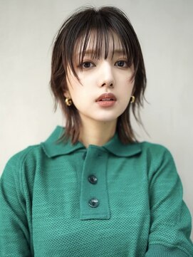 ギークス(GEEKS) 【GEEKS渋谷】顔周りレイヤー/モーヴピンク/秋カラー/渋谷ウルフ